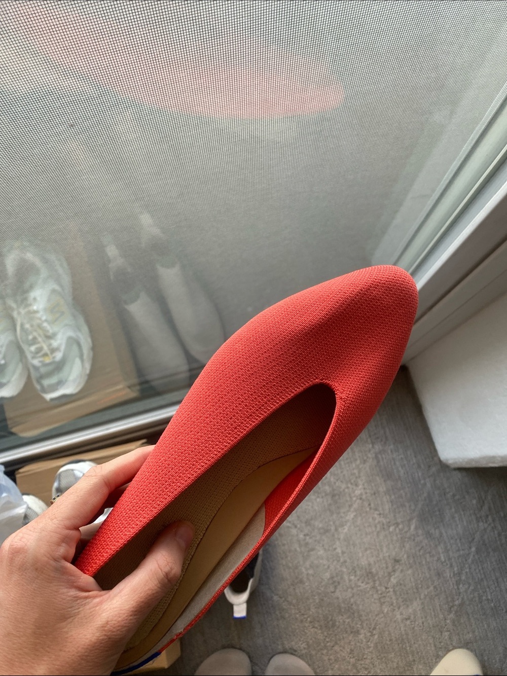Rothy's Coral Slip-On Mules Size 9.5 - Picture 2 of 5